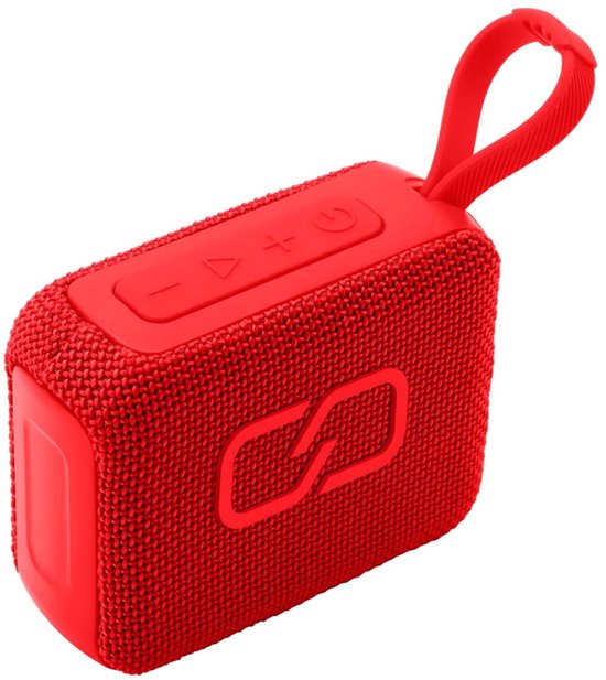 Ledwood XS40 Bluetooth speaker - draagbaar - spatwaterbestendig - krachtig Geluid - tot 16 uur accu - rood van Merkloos