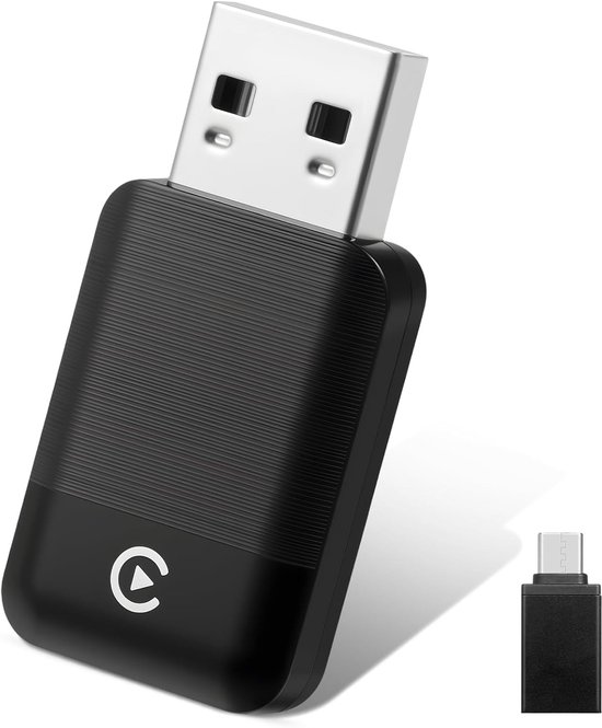 LeeuwenChoice® CarPlay Adapter USB - Voor Draadloos Carplay - Dongle - USB/Type C - Compatible Met Iphone van LeeuwenChoice®