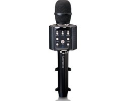 Lenco Karaoke Microfoon - Bluetooth - Speaker en Lichteffecten - BMC-090BK - Zwart