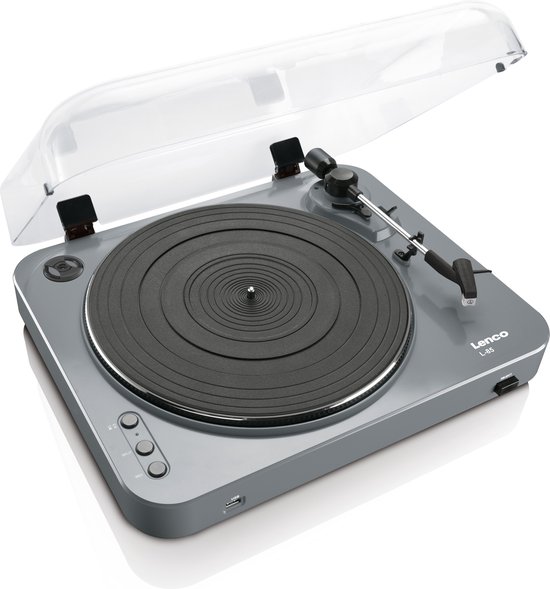 Lenco L-85 Platenspeler met USB - Grijs