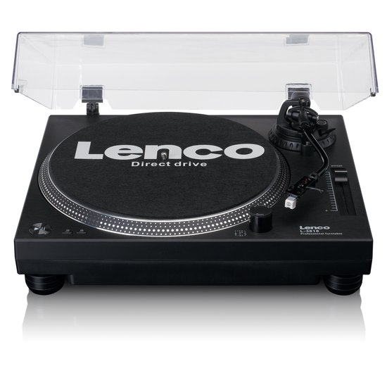 Lenco Platenspeler - Direct drive - USB naar PC encoding - L-3818BK - Zwart