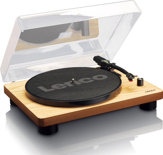 Lenco Platenspeler - Ingebouwde Speakers - Auto-stop - USB encoding - LS-50WD - Hout