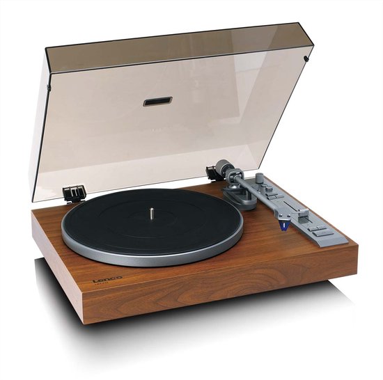 Lenco Platenspeler met Bluetooth - Direct drive - Ortofon 2M Blue cartridge - LBT-515WD - Hout