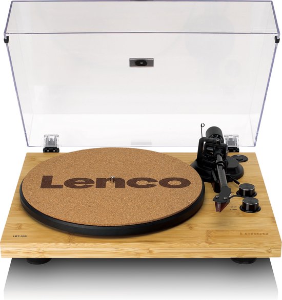 Lenco Platenspeler met Bluetooth - Ortofon 2M Red Cartridge - Duurzame Bamboebehuizing - Lenco Expertise lijn - LBT-335BA
