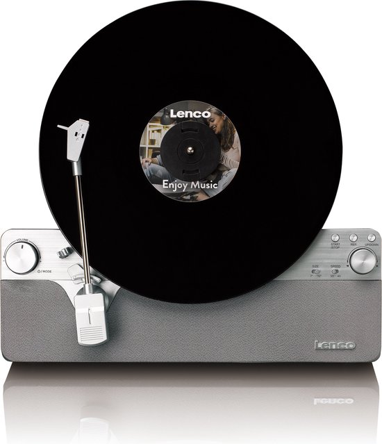 Lenco Platenspeler - Verticale Platenspeler - Volledig automatisch - Bluetooth - LSA-071SI - Grijs
