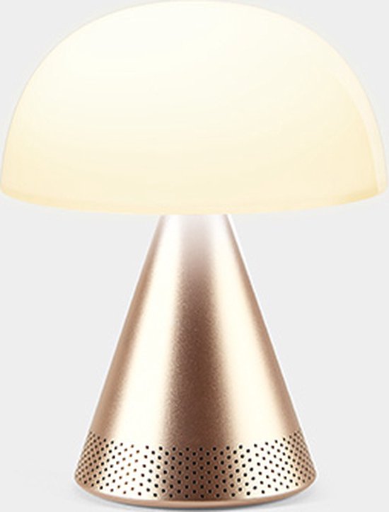 Lexon Design MINA L Audio Portable Audio LED Lamp - Gold van Lexon