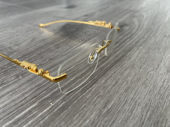 Lgeura® Randloze Transparante Zonnebril – Unisex – Zilveren Pootjes – UV400 Bescherming – Stijlvol & Lichtgewicht van LG