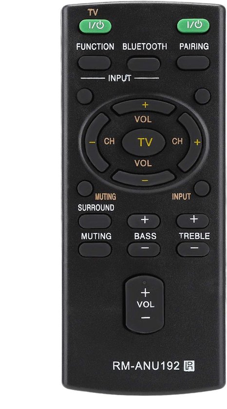 Livia home - Afstandsbediening - 8M Bereik - Geschikt voor Sound Bar - Compact Formaat - Ideaal voor Thuisgebruik - Eenvoudig in Gebruik - Voor Divers