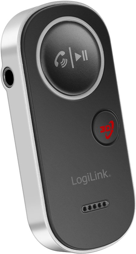 LogiLink Bluetooth 5.4 3D-Audio ontvanger, zwart, Bluetooth van Merkloos