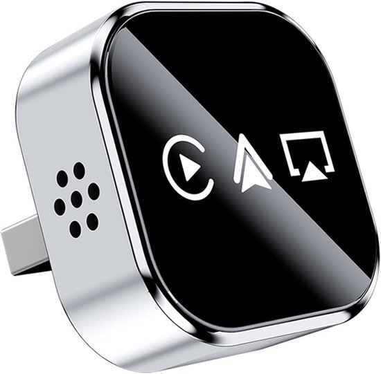 longziming - 3-In-1 Draadloze CarPlay Adapter Voor iOS - Wireless CarPlay - Mirror Link - Plug & Play - USB - automatische verbinding - Mini En Stabiel - Zwart van Longziming