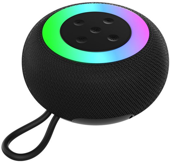 longziming -Bluetooth-luidspreker - Draagbare Outdoor Bluetooth Speaker – IPX6 waterdicht - 360° Surround Sound - RGB-verlichting - 24H accu