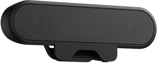 longziming -Desktop Speaker met Dual-Luidsprekers – Compacte Monitor Speaker met Diepe Bass – Plug & Play – Volume- en Mute Knoppen – USB Pc-luidspreker voor desktop en laptop van Merkloos