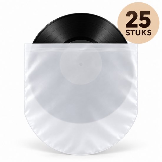 LP Binnenhoezen - 25 Stuks - 150 micron -Vinleycare- Lp Beschermhoezen - Lp Hoezen Plastic - Lp Hoezen Binnenhoes Vinly