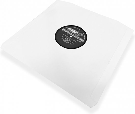 LP binnenhoezen DeLuxe wit zonder kunststof binnenvoering van Zomo