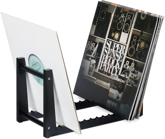 LP houder - voor 50 LP's - platenhouder - vinyl opbergsysteem