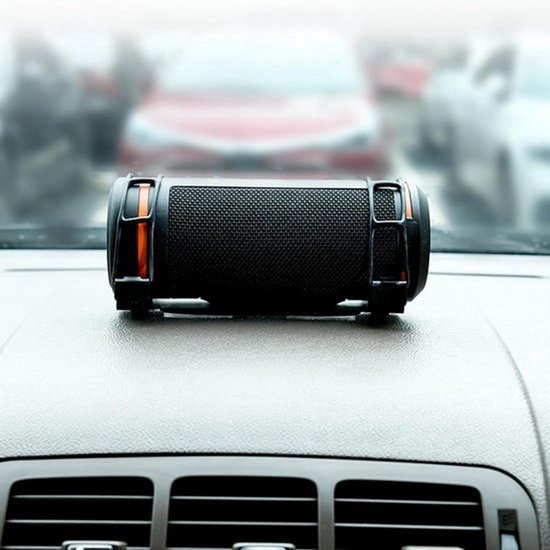 Luidspreker Auto Mount - Speakerhouder - Muziek onderweg - Metalen stevige beugel - 17 cm lengte - Zwart