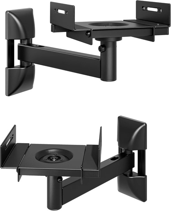 Luidspreker muurbeugel - universele luidsprekerhouder - stevige constructie - ideaal voor wandmontage - ShopVlot