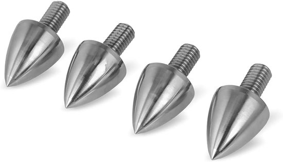 Luidspreker Spikes - Boxen Spikes - Verbeter Geluidskwaliteit - Roestvrij Staal M6 - L-25mm
