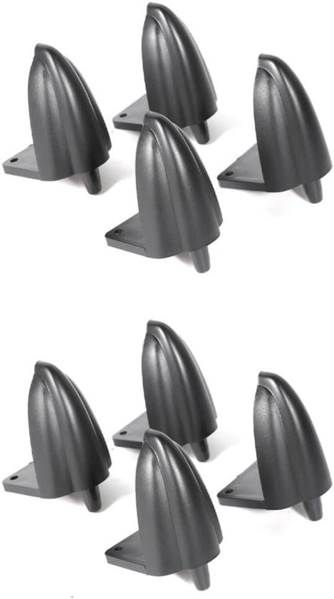 Luidspreker Voeten - Isolatie Spikes - Verbeter Geluid - Effectieve Demping - 15mm Hoog - Zwart van Merkloos