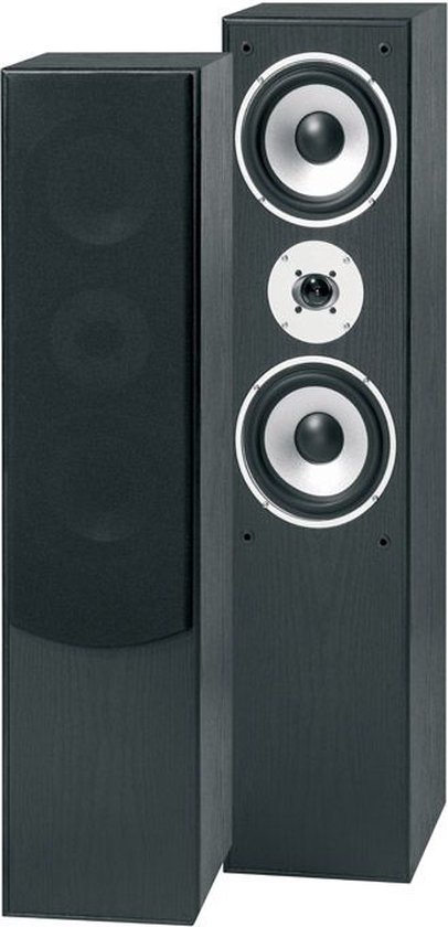 Luidsprekers - Fenton SHFT60B - Set van twee hifi luidsprekers voor stereo en home cinema - Zwart van Fenton