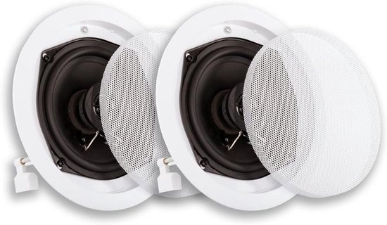 Luidsprekerset Thuis - Stereo Set - Thuisbioscoop Geluid - Weerbestendig Ontwerp - 2 stuks - Wit
