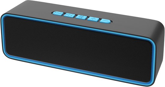 Lzwintrading Bluetooth Speaker Draadloos - IP67 Waterproof - Draagbare Outdoor Mini Luidspreker - Sterke Bas met Basradiatoren - Ondersteunt TF-kaart en AUX