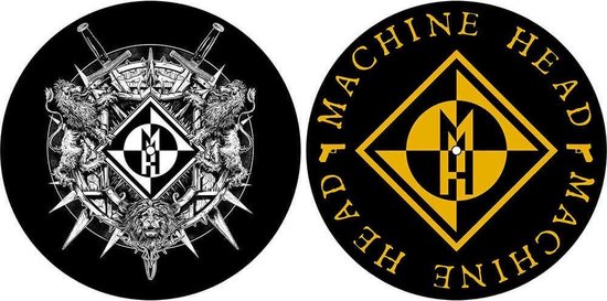 Machine Head - Crest Platenspeler Slipmat - Multicolours van Machine Head