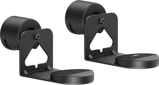 Maclean - Luidspreker muurbeugel - 2 stuks - Speakers houder - Ideal voor Sonos Era 100 & 300 - MC-495 - Zwart