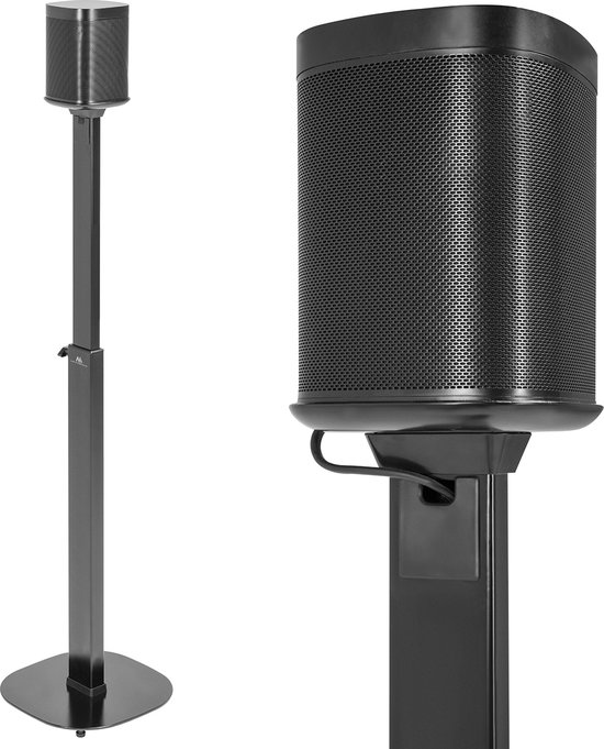 Maclean- Luidspreker vloerstandaard houder voor Sonos® One,Sonos® One SL, max. 10kg, MC-940 van Maclean