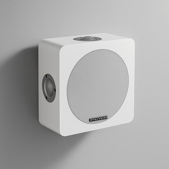 Magic Around-5 White – Surround Speakers for Home Cinema (Pair) - Quadripolar Design 4 Tweeters + 5.25" Woofer - ShopVlot