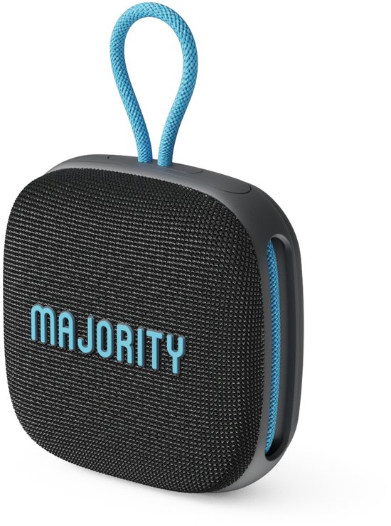Majority Move 1 Bluetooth Speaker - Draagbaar - 12W - 70 uur Batterij - Waterbestendig - IPX5 - Zwart
