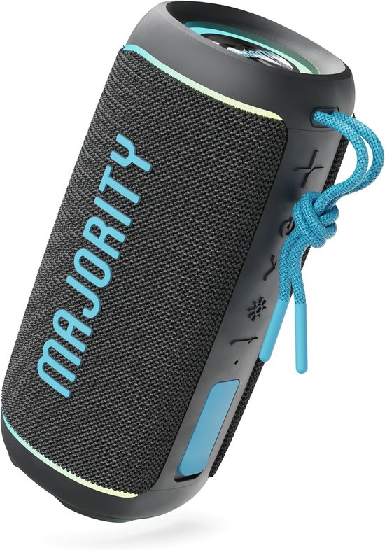 Majority Move 2 - Bluetooth Speaker - Draagbaar - 30W - 30 uur Batterij - Waterbestendig - IPX6 - Zwart