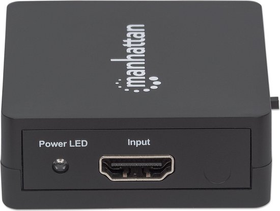 Manhattan 207652 2 poorten HDMI-splitter 1920 x 1080 Pixel Zwart van Manhattan