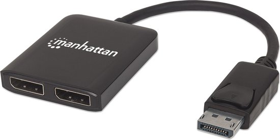 Manhattan 207768 DisplayPort-splitter 2 poorten 3810 x 2160 Pixel van Manhattan