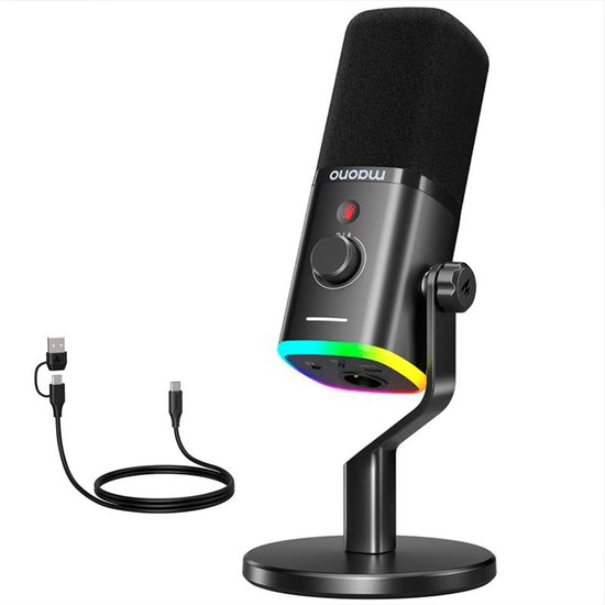 Maono Pd100X Microfoon Voor Computer Streaming Youtube Podcasting van Maono