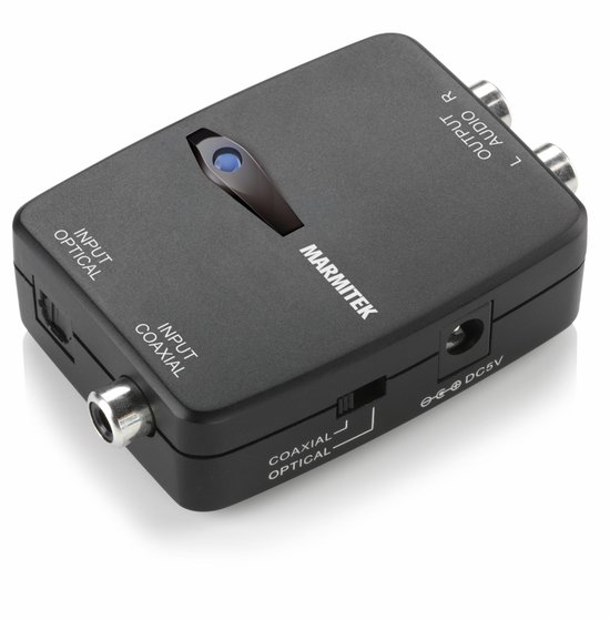 Marmitek Connect DA21 DAC converter - Audio converter - Digitaal naar analoog stereo audio