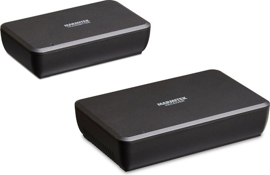 Marmitek Surround Anywhere 221 - Draadloze Audio Zender Ontvanger voor Surround Luidsprekers (2 x 50 W - 2 x 25 W RMS) - Sluit je luidsprekers draadloos aan (1 zender / 1 ontvanger) van Marmitek