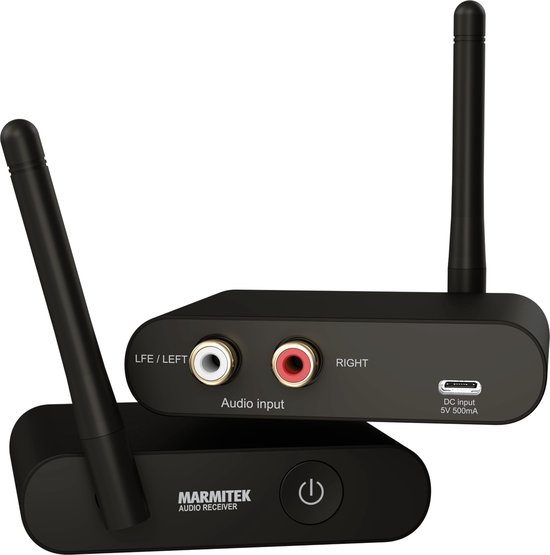 Marmitek WS400 - Wireless audio transmitter en receiver voor subwoofer - Wireless audio receiver transmitter van Marmitek