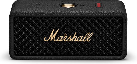 Marshall Emberton III - Bluetooth Speaker - Black and Brass van Marshall