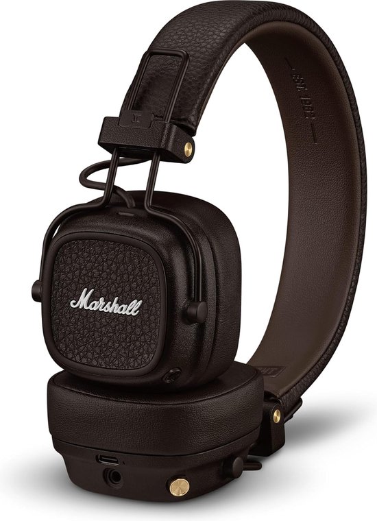 Marshall Major V - On-ear Bluetooth koptelefoon - Bruin van Merkloos