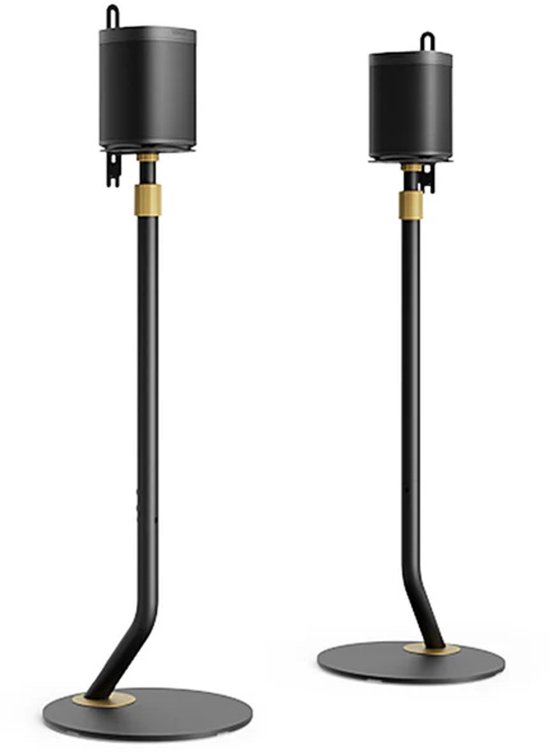 MASTER Serie Verstelbare Luidsprekerstandaard – 70-100 cm – Universeel – Kabelbeheer – Stabiel Metaal & Aluminium van Merkloos