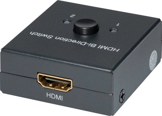 Maxtrack CS 32 L HDMI-switch Bidirectioneel bruikbaar 3840 x 2160 Pixel Zwart van Maxtrack