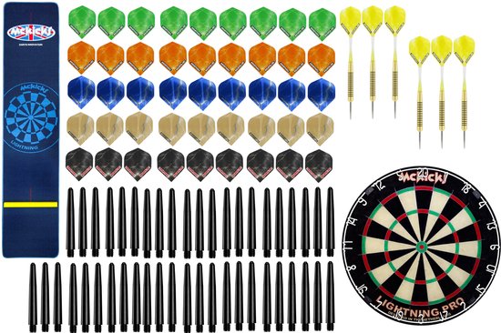 McKicks Dartbord Voordeel Set 4 van McKicks