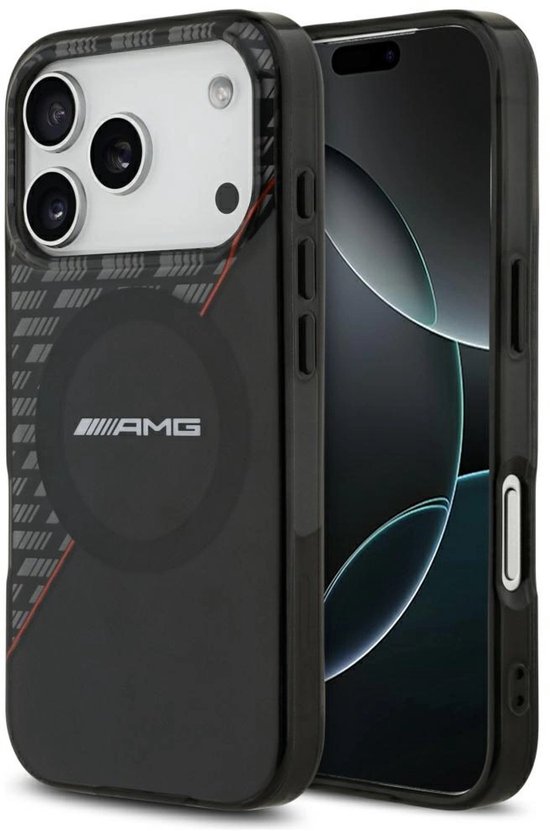 Mercedes-Benz Backcase hoesje geschikt voor iPhone 17 Pro - Effen Transparant - TPU (Zacht) van Merkloos