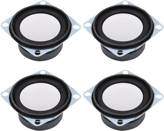 Micro luidsprekers 2 inch 4 ohm - 3W audio speaker - hoge gevoeligheid - ideaal voor DIY projecten - ShopVlot