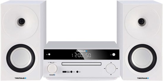 Micro Stereo Installatie - Compact Systeem - Muziek Luisteren - HDMI ARC Connectie - 50W RMS - Wit van Merkloos