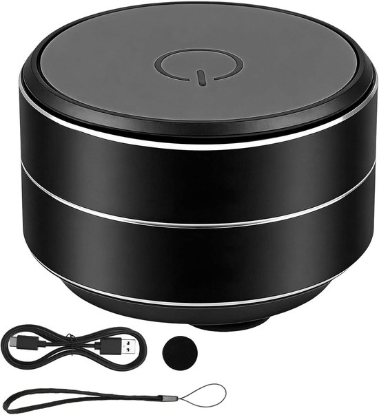 Mini Bluetooth-luidspreker Magnetisch met RGB-licht, draagbare waterdichte luidspreker, Bluetooth 5.3, 7 uur speeltijd, TWS-stereo, TF-kaart, handsfree, telefoonhouder, zwart