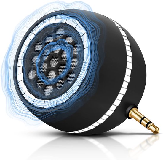 Mini-draagbare draadloze Bluetooth-luidspreker met krachtige 3W-stereo – 12 uur batterijduur – klein en draagbaar – geschikt voor smartphone/tablet/computer.L