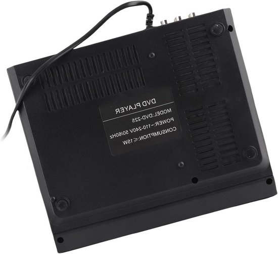 Mini DVD-speler - Compacte DVD-speler - Films Kijken - HD Beeldkwaliteit - Niet gespecificeerd - Zwart