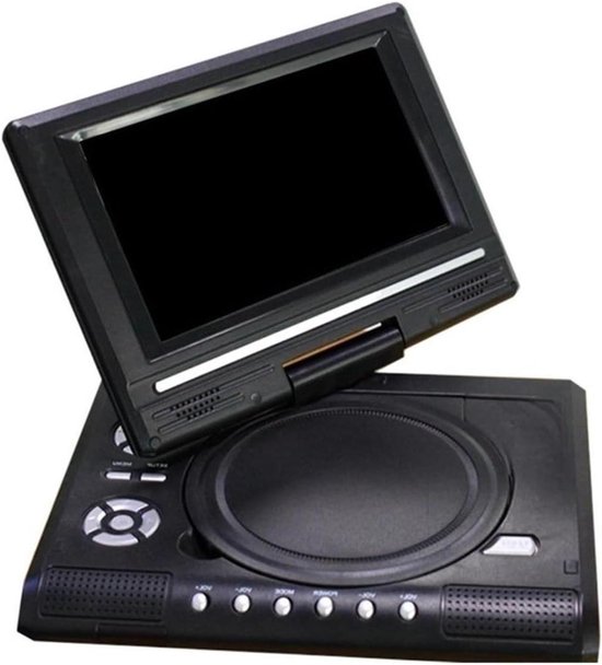 Mini DVD-speler - Draagbare CD-speler - Reis Entertainment - 78 Inch HD Scherm - 12 kg - Zwart